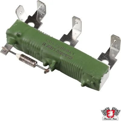 Resistor, interior blower